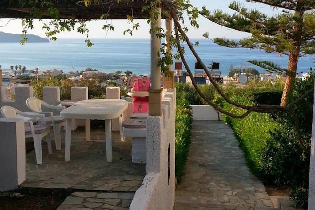 Villas Eva With Panoramic Sea View Stalos Bilik gambar