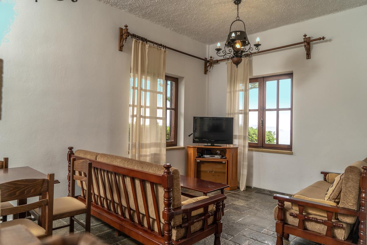 Villas Eva With Panoramic Sea View Stalos Luaran gambar
